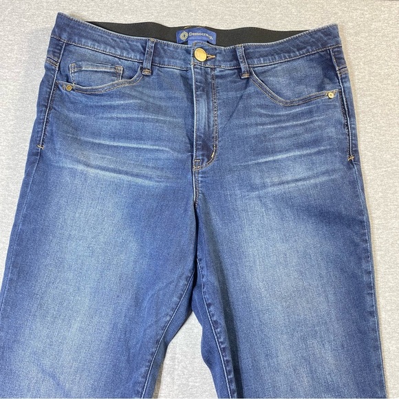 Democracy Jegging Jeans Womens 14 Dark Blue Ab Solution Hi Rise Stretch Denim - Picture 3 of 14
